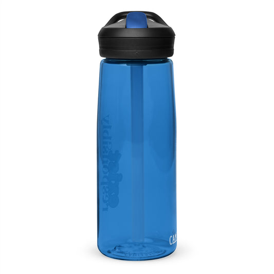 'Exist Responsibly' Sports Water Bottle – Eco-Friendly & Durable – CamelBak Eddy