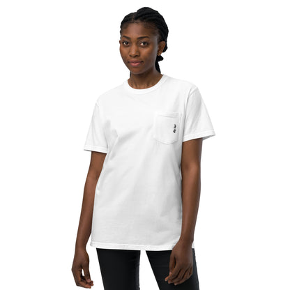 [pronouns] She/Her Unisex Pocket Tee - Sizes S, M, L, XL, 2XL