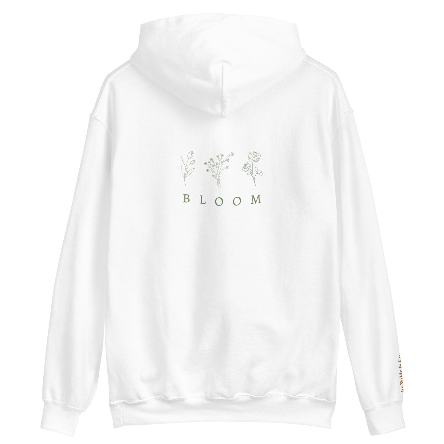 Bloom Unisex Forest Green Hoodie – Cozy & Versatile