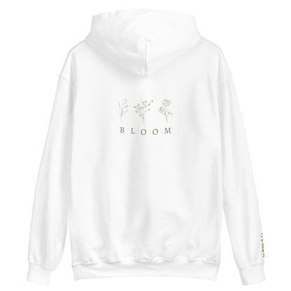 Bloom Unisex Forest Green Hoodie – Cozy & Versatile