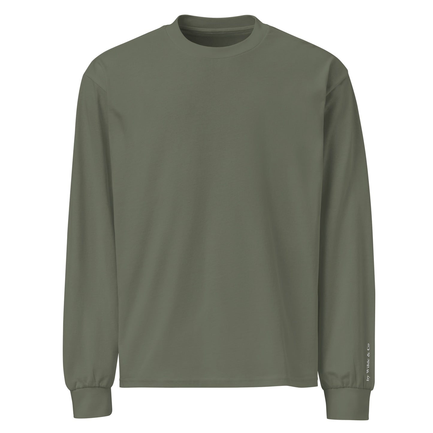 Essentials by Wilde Premium Heavyweight Long Sleeve T-Shirt – Durable & Cozy – Classic Fit
