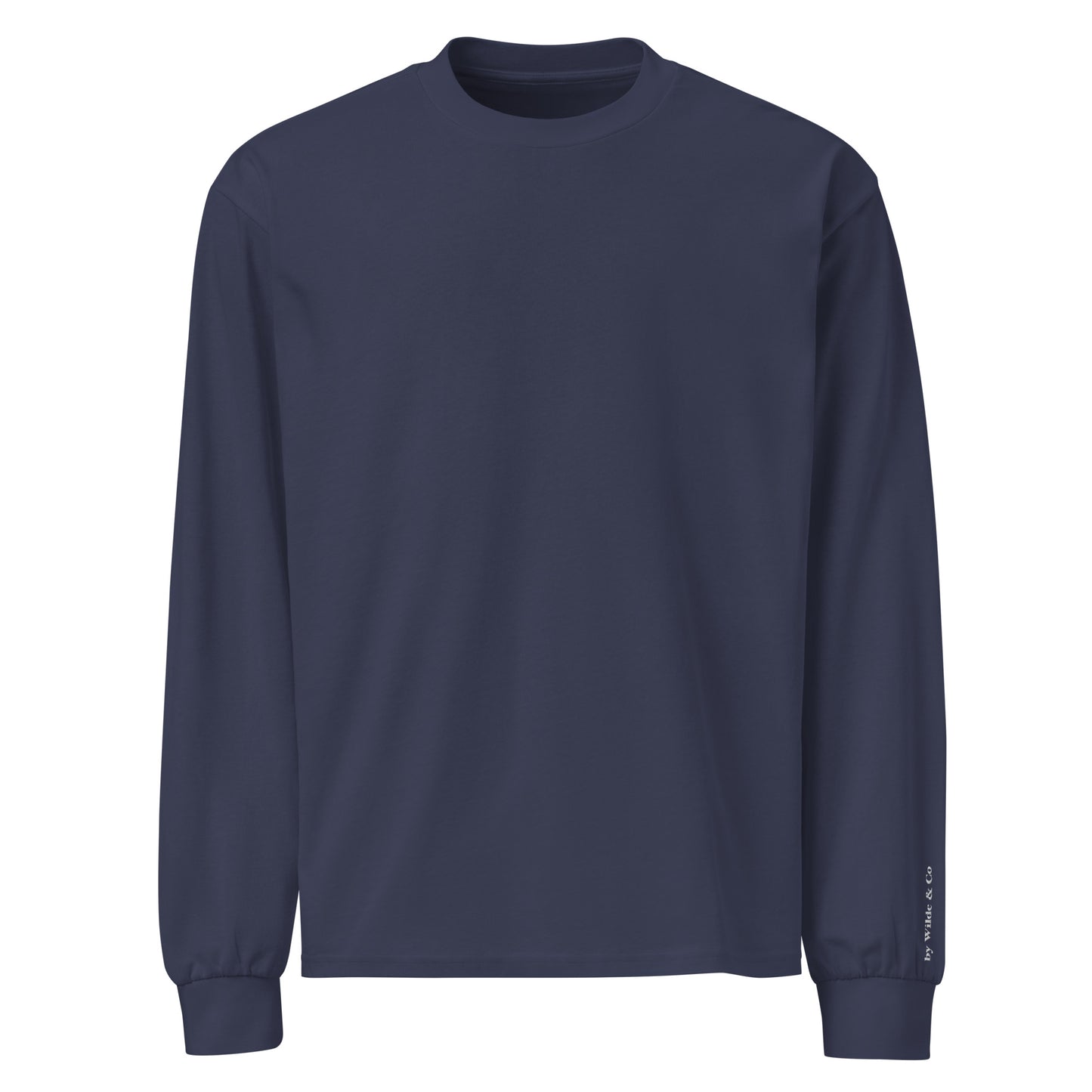 Essentials by Wilde Premium Heavyweight Long Sleeve T-Shirt – Durable & Cozy – Classic Fit