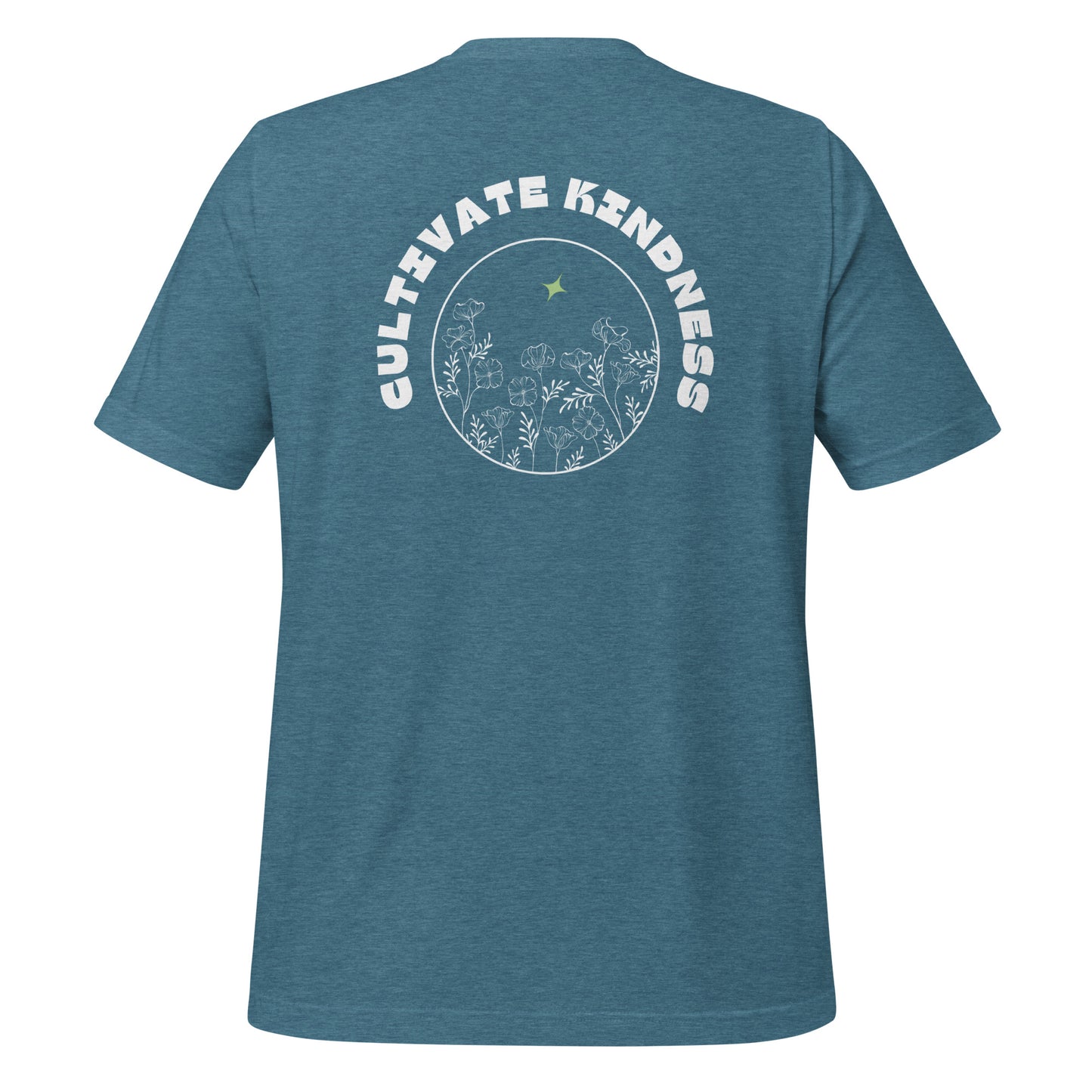 Cultivate Kindness Unisex Crew Neck TShirt – Soft, Comfortable, Inspirational – Sizes S, M, L, XL, 2XL, 3XL, 4XL