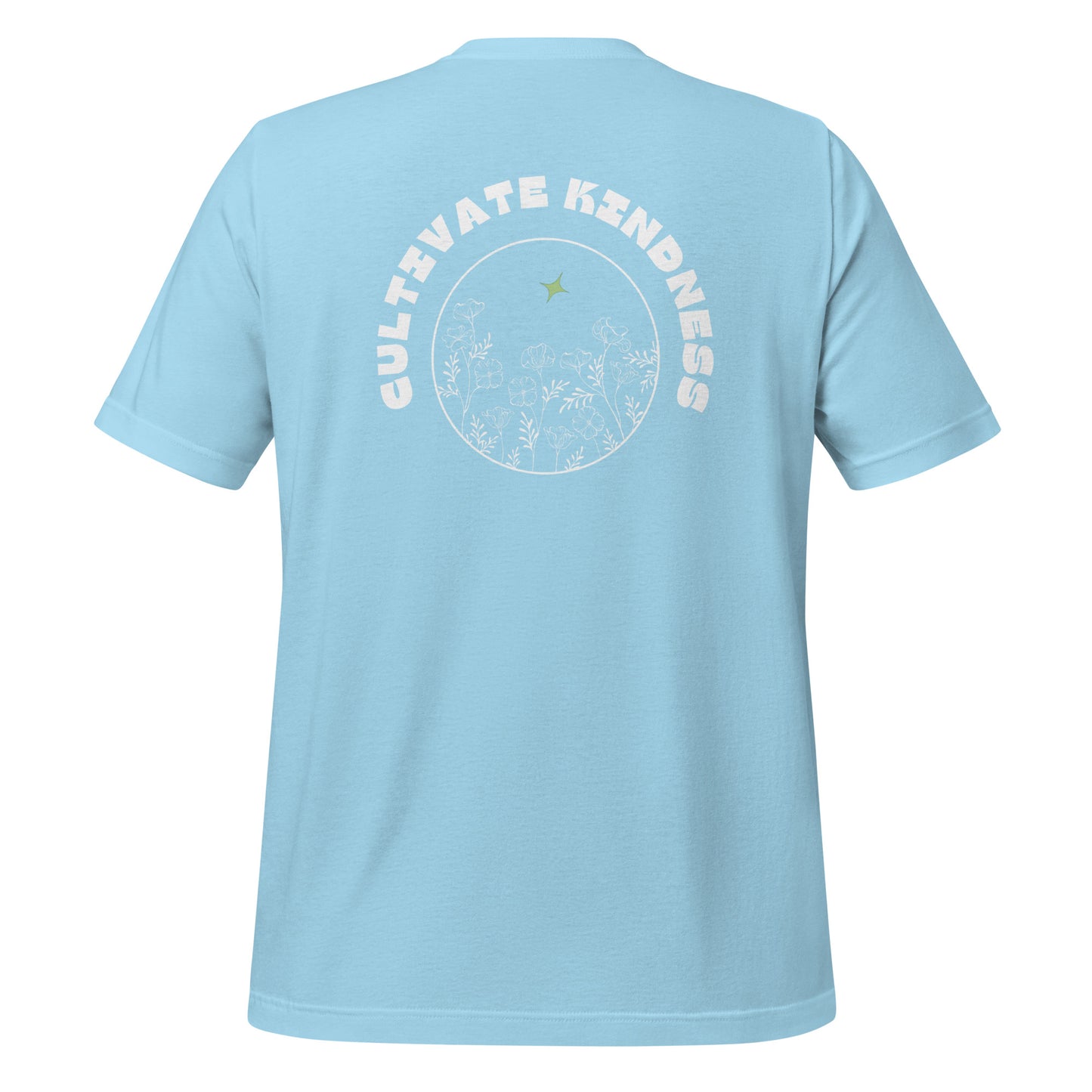 Cultivate Kindness Unisex Crew Neck TShirt – Soft, Comfortable, Inspirational – Sizes S, M, L, XL, 2XL, 3XL, 4XL
